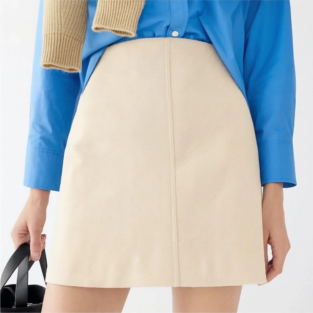 J. Crew Natasha Skirt in Stretch Corduroy